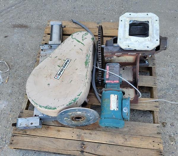 Used Hopper, 80 CF, S/st, 60" Dia. X 51", Airlock Valve #S744201