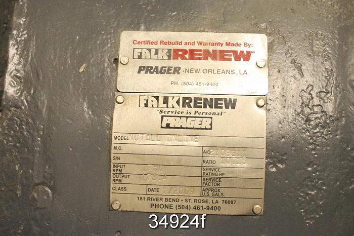 Refurbished Nuttall Gear DVR10 Inline Gear Drive, 10.15/1 Ratio #34924