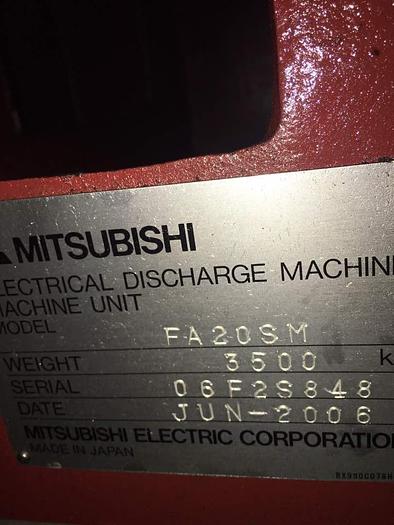 Used 2006 Mitsubishi FA-20S Wire Cut Used Machine