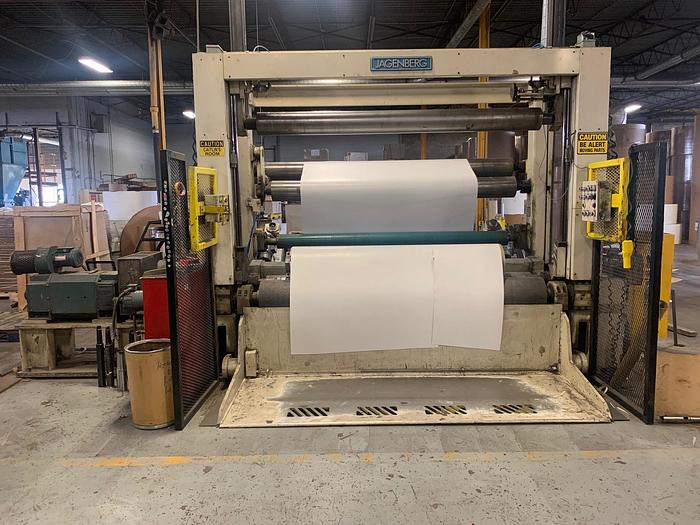 Used 90" ( 2.3M ) JAGENBERG 2300 CONWIND TWO DRUM SLITTER REWINDER 3300 FPM