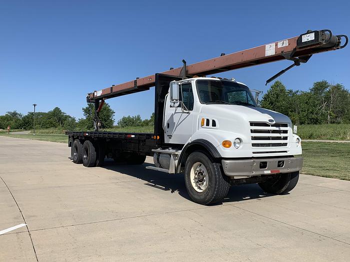 Used 2007 Sterling Flatbed w/ Cleasby Roofing Conveyor Truck