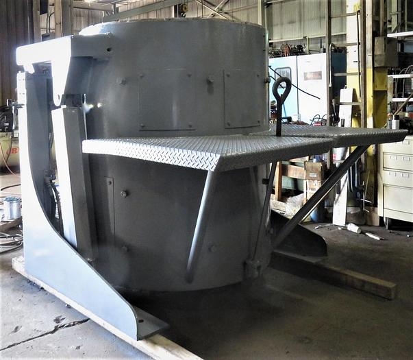 Used INDUCTOTHERM 4000LB STEEL SHELL FURNACE