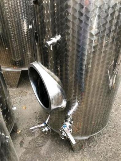 New Stock Letina 265Gal/1000L Closed Top Jacketed Tank