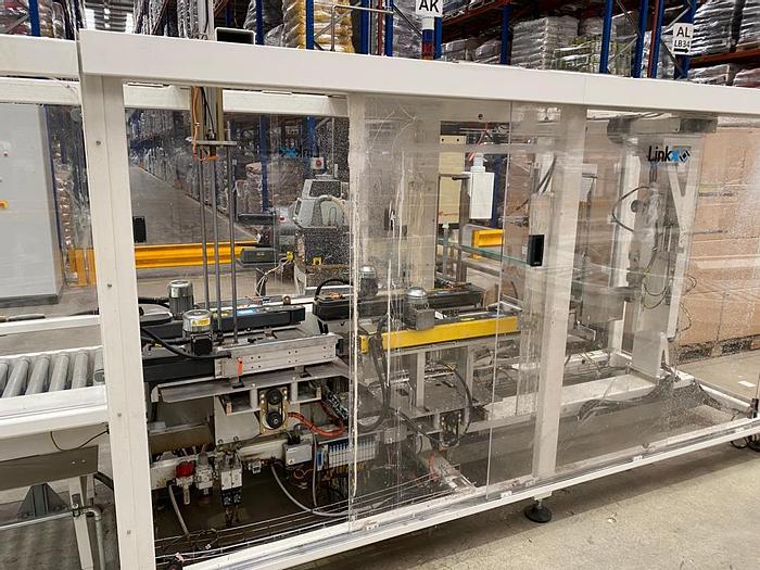Used 2016 LINKX Complete carton / box forming, packing, sealing / gluing system