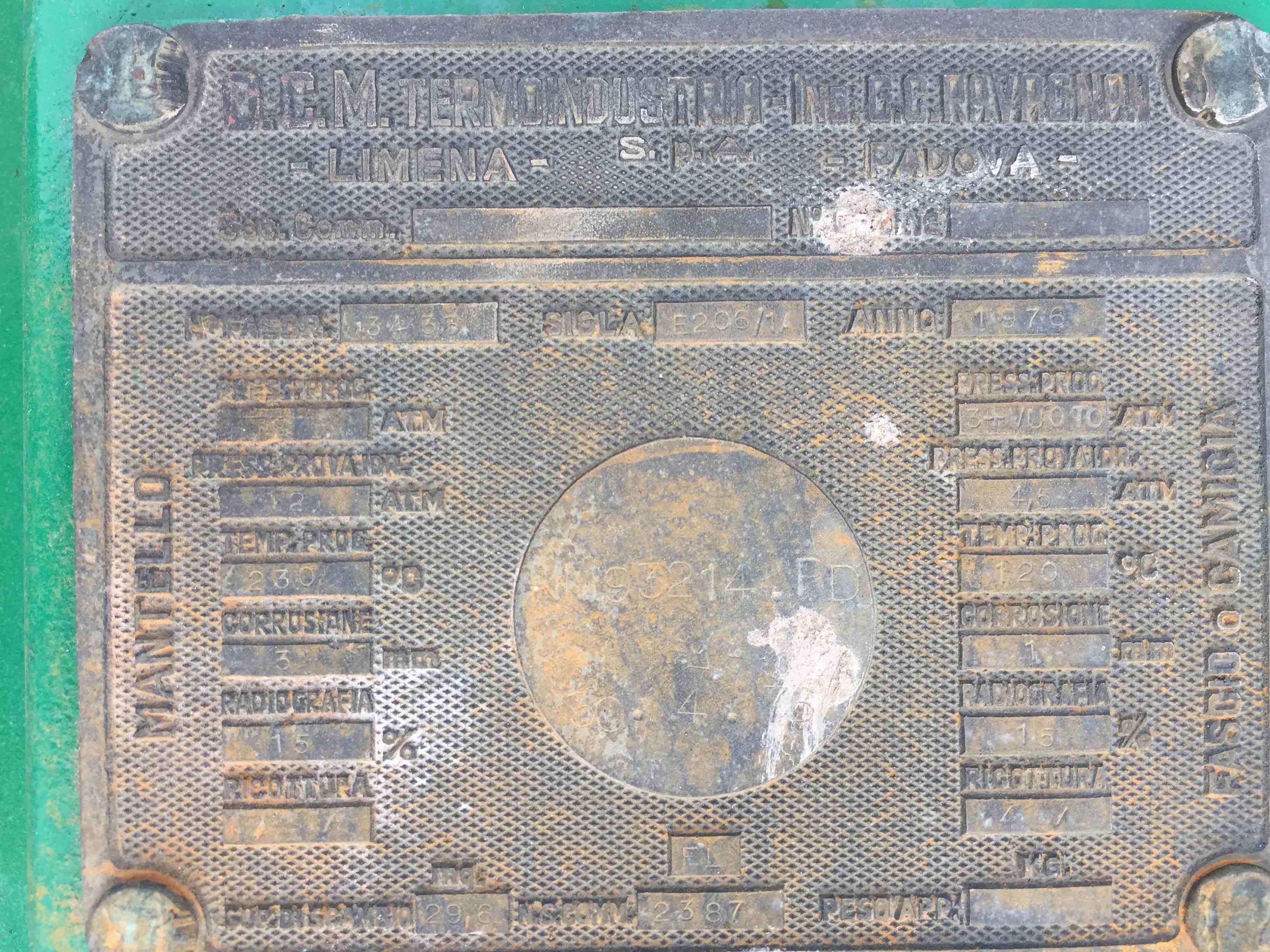 Usato Scambiatore di calore O.C.M. da 29,5 metri quadrati