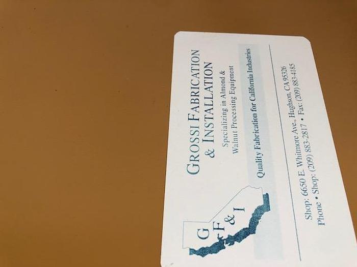 Used GROSSI Almond Sorting Line