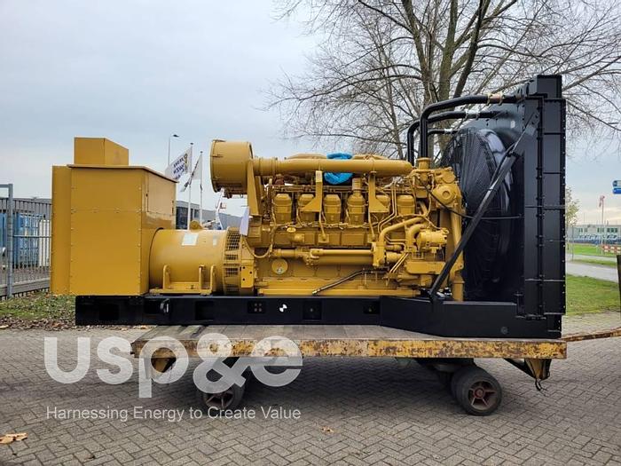 Used 1.1 MW 1997 New Caterpillar 3512B Diesel Generator