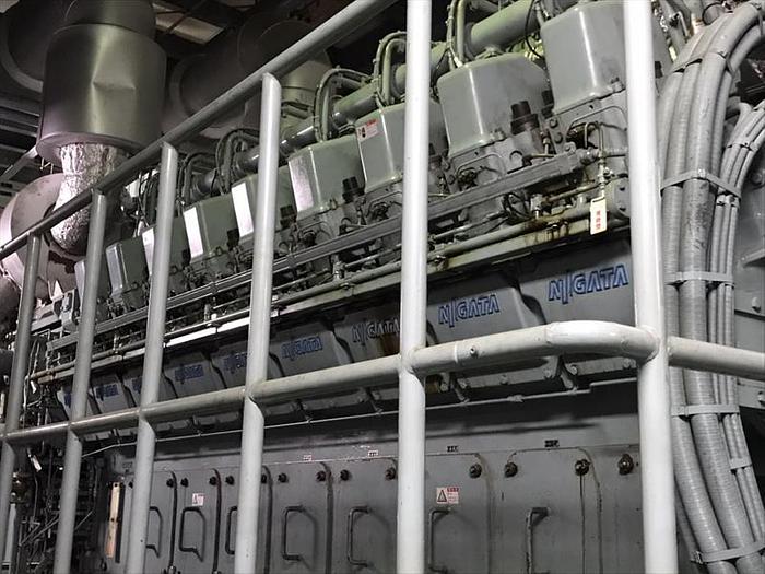 Used Niigata 18V22AG gas generator two sets in excellent working condition.