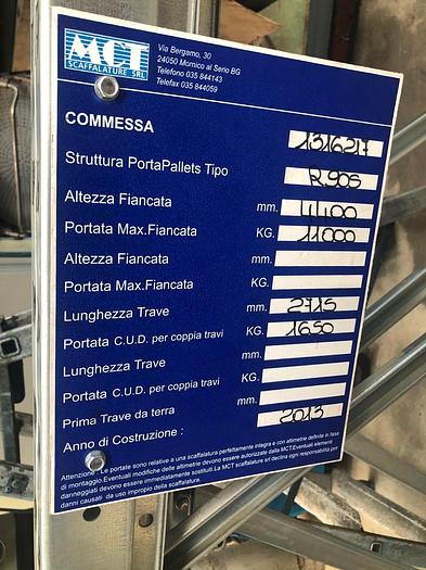 Usato SCAFFALATURA PORTA PALLET