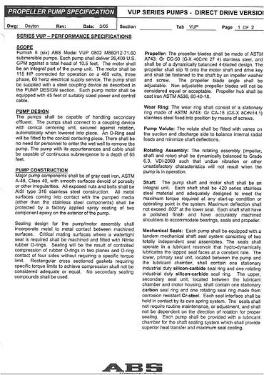 Used ABS SUBMERSIBLE PUMPS (2) - RECONDITIONED IN 2020 - 105 HP