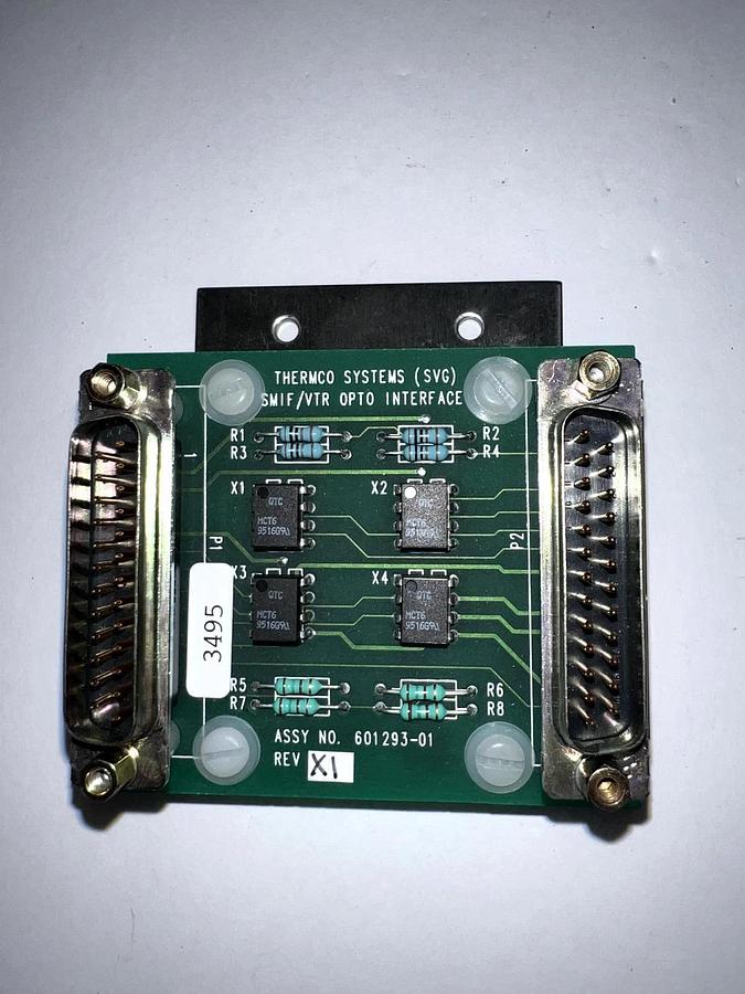 Used VTR (SVG) SWIF/VTR OPTO Interface Assy NO. 601293-01 REV X1 3495,