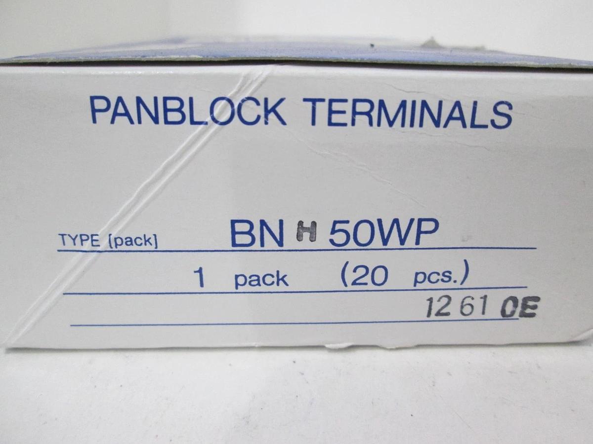 Idec, Panblock Terminals, BNH50WP, New, Lot of 20