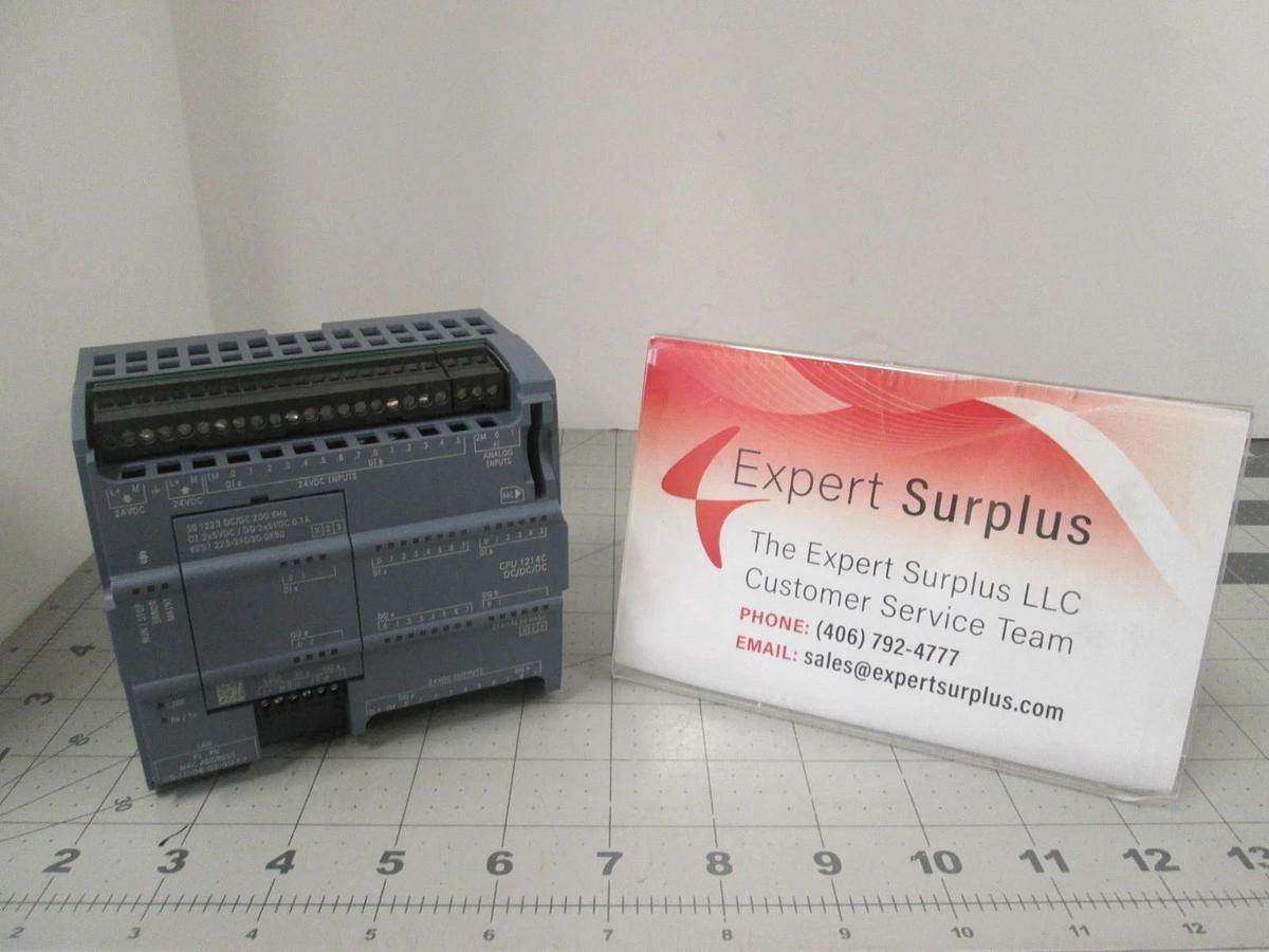 Used Siemens, Simatic S7-1200, CPU 1214C, 6ES7 213-1AE30-0XB0, Used