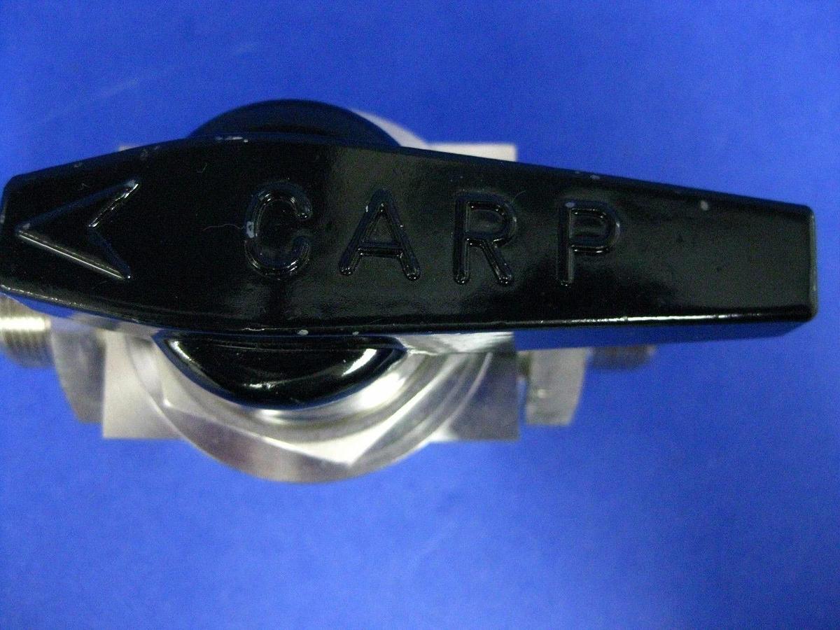 Used Fujikin SS 1/4 Turn 2 Way Ball Valve, TEL 0120-064661, 1/2" Swagelok - LOT of 2