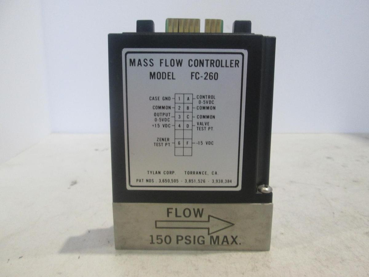 Used Tylan, FC-260V, Mass Flow Controller, 200 SLPM, O2, Used