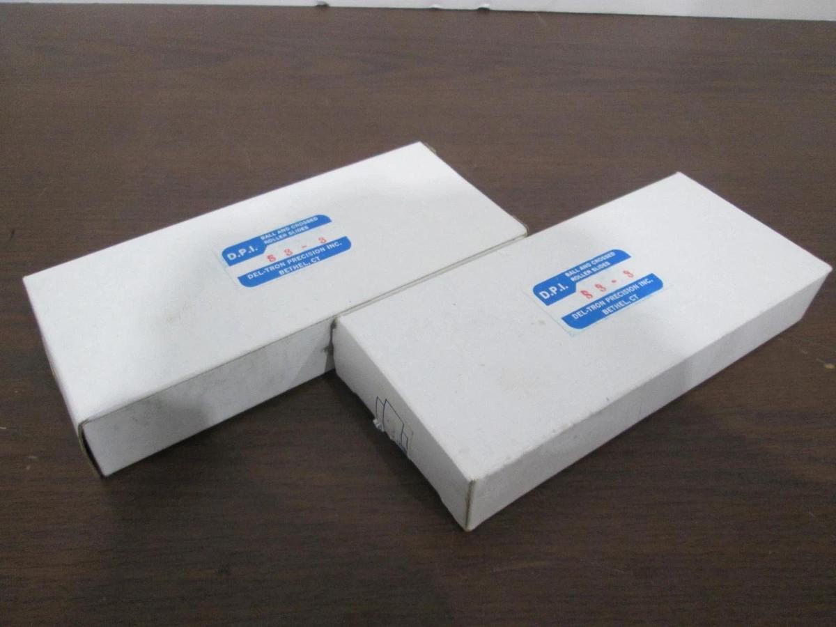 D.P.I. S3-3 Del Tron Precision Linear Ball Slide, , New, Lot of 2