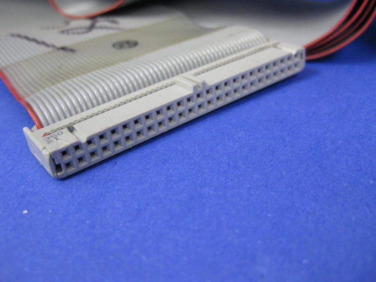 Used Watkins Johnson 901531-001 Thermocouple Interface Board with Ribbon Cable