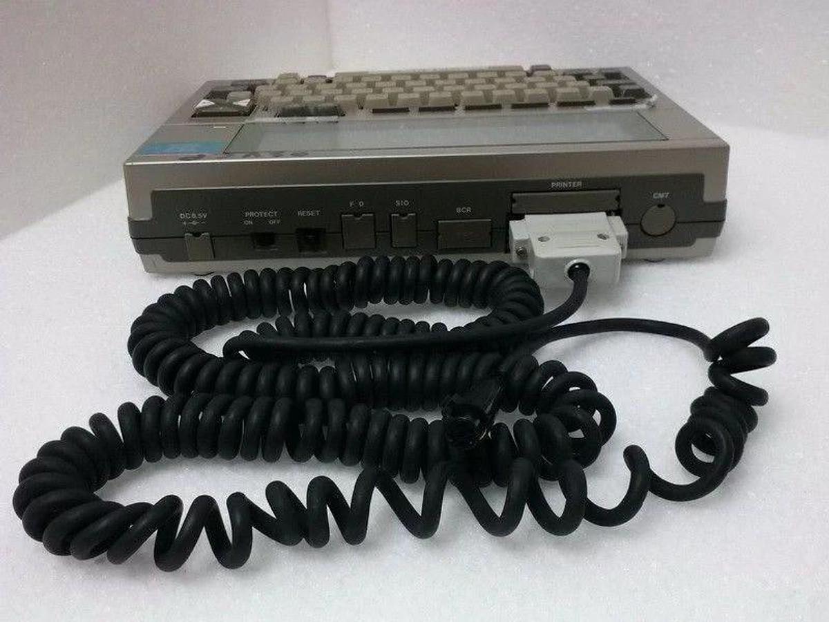 Used TEL Tokyo Electron NECV PC-8201 Hand-Held Personal Computer, Used