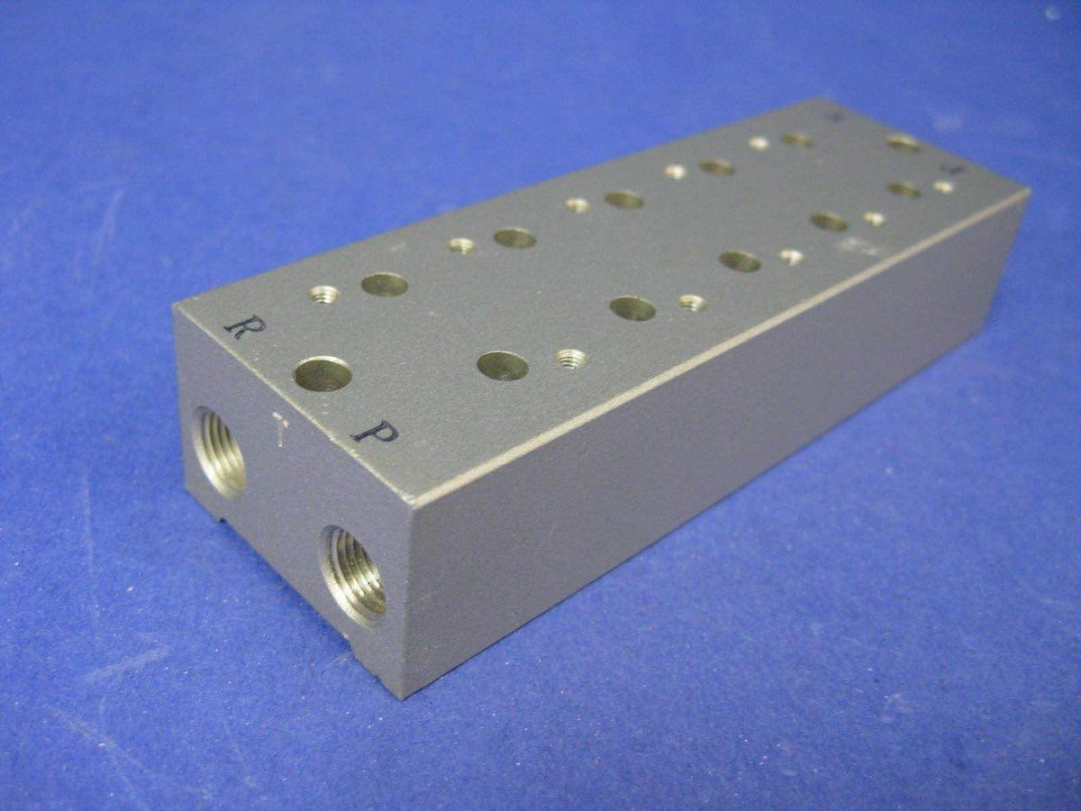 SMC NVVSZ5-20-051-00T 5 Station Manifold Block for VV3Z Valve, Lot of 3 New