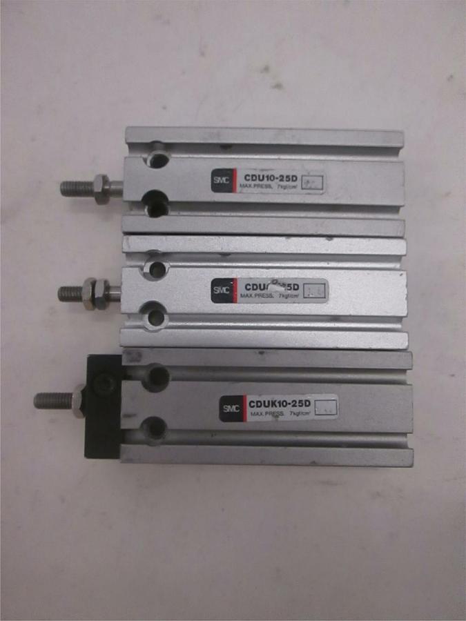Used SMC, Slide Table, CDUK10-25D, Used, Lot of 3