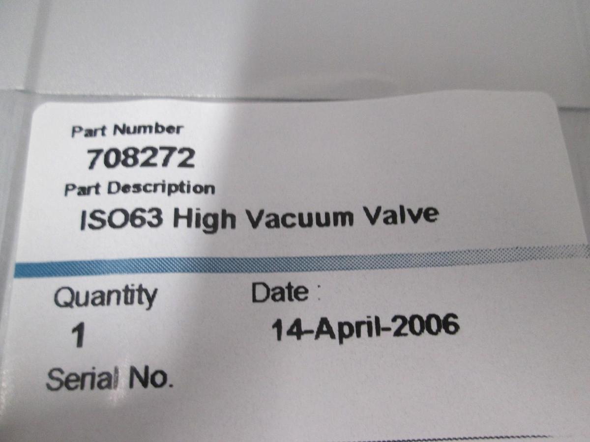SMC, XLA-63A-M9//-X722, ISO63 High Vacuum Valve, New