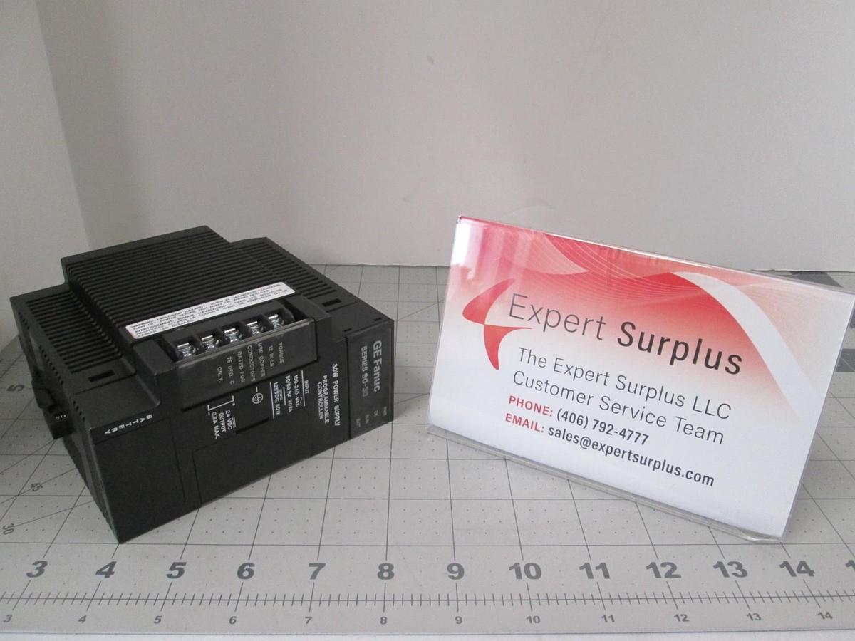 Used GE Fanuc, IC693PWR321P, 30W Power Supply, Series 90-30 Programmable Control Used