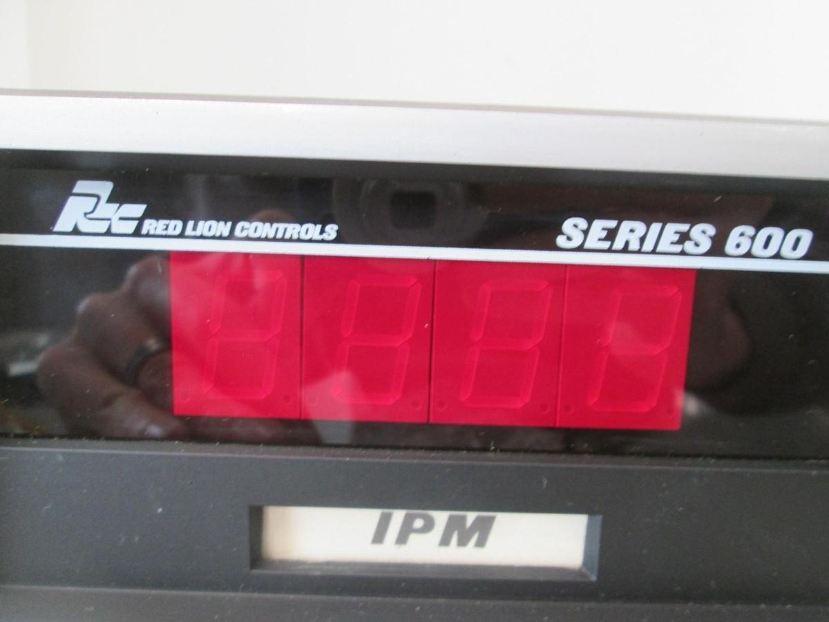 Red Lion Controls, Series 600 IPM Tachometer, Model 611, 115 VAC, 4 Digit w/ BCD
