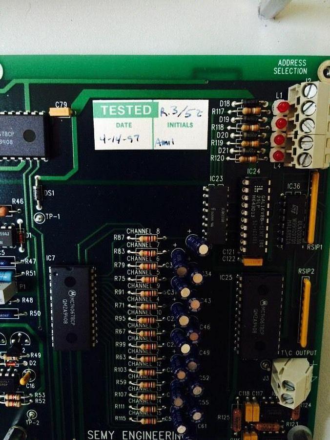 SEMY ENGINEERING T/C AMPLIFIER 15 INPUT 501.01.18 MYP9001005