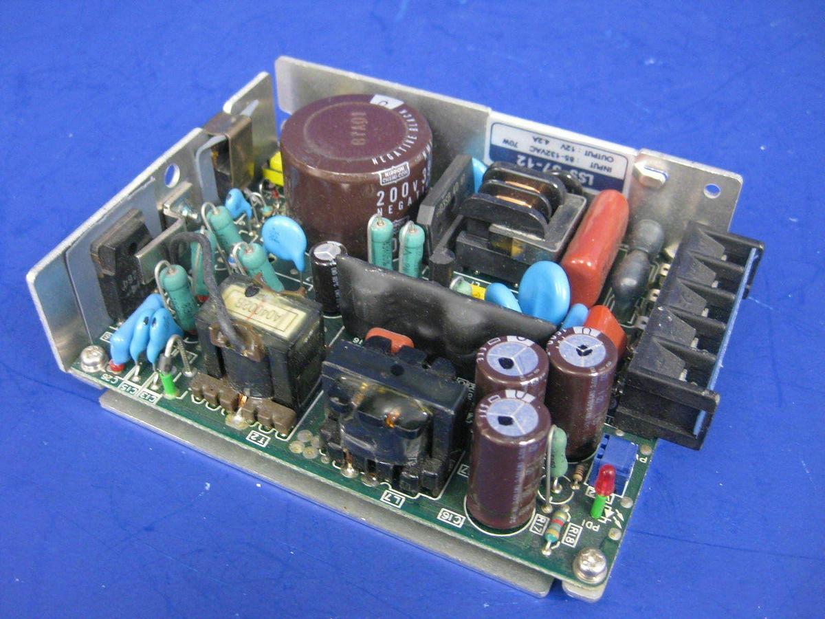 Used Lambda LSS-37-12 Power Supply, Input: 85-132VAC 70W, Output: 12V, 4.2A, Used