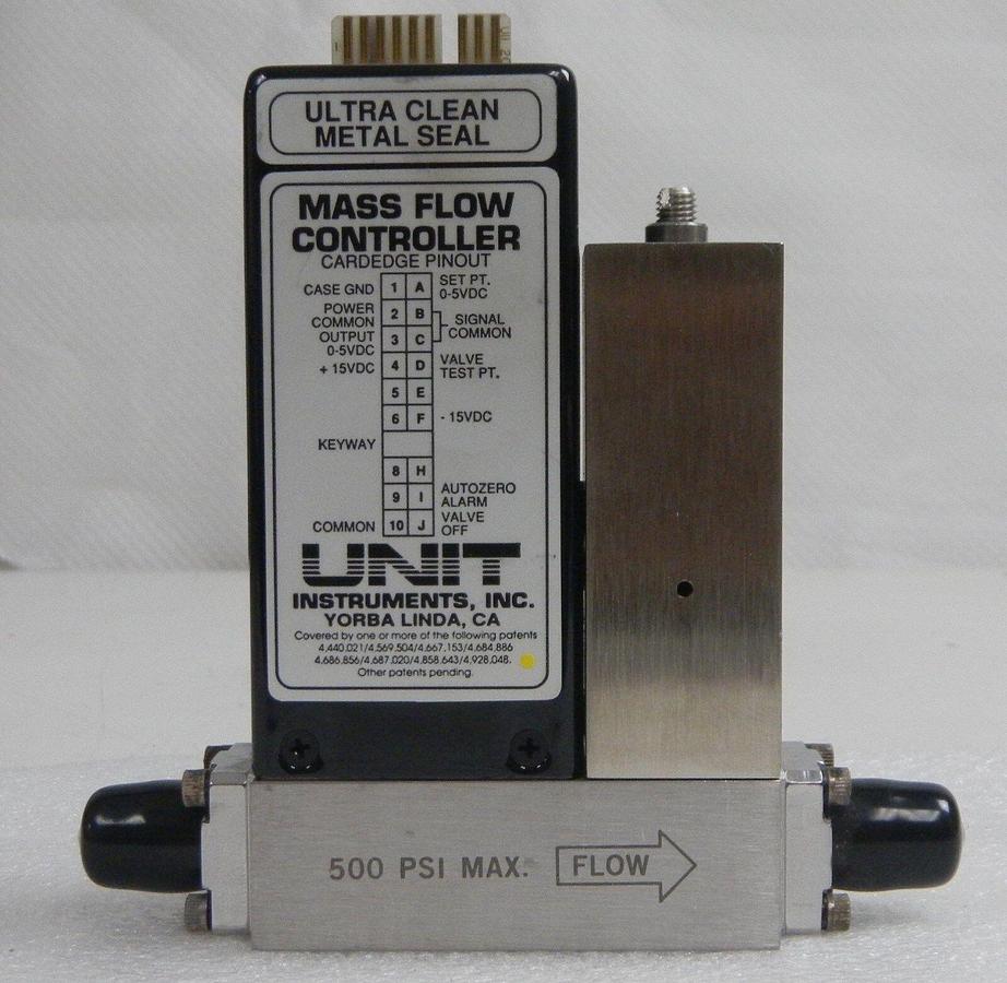 Used Unit UFC-1268A, Mass Flow Controller, Gas- N2O, Range- 10 SLM, 1/4" M I/O VCR