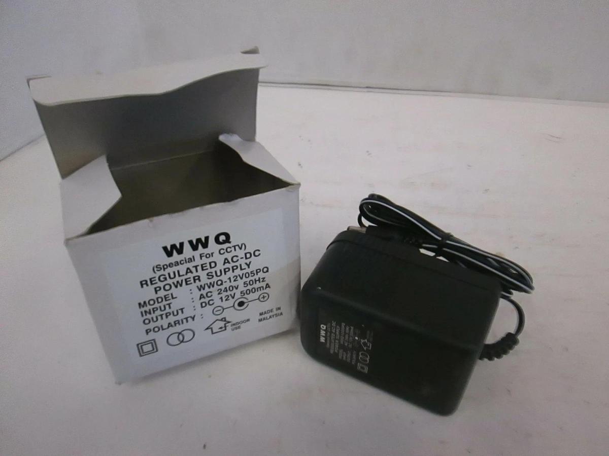 Used WWQ Regulated AC-DC Power Supply, WWQ-12V05PQ, NIB