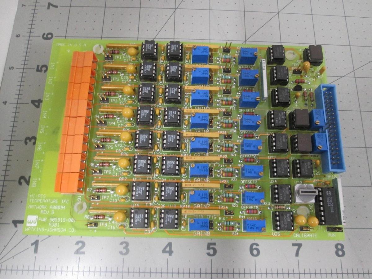 Watkins Johnson, 905920-001R, Interface Resolution Card, New
