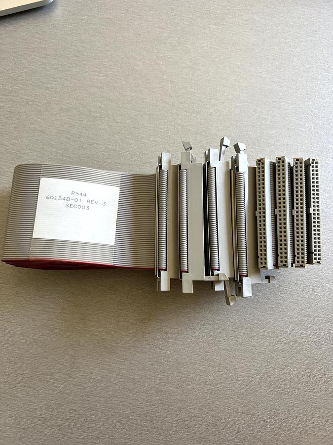 Used SVG Thermco VTR Ribbon Cable P/N: 601348-01 ASSY, HRNS, DWR Status 50 Pin, Used