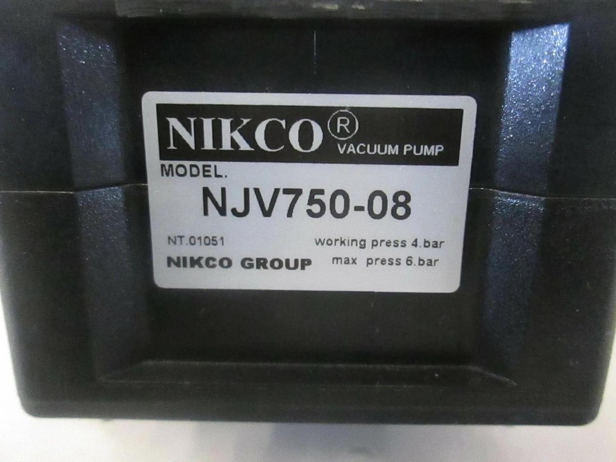 Used Nikco, Vacuum Pump Assy, NJV750-08, Used