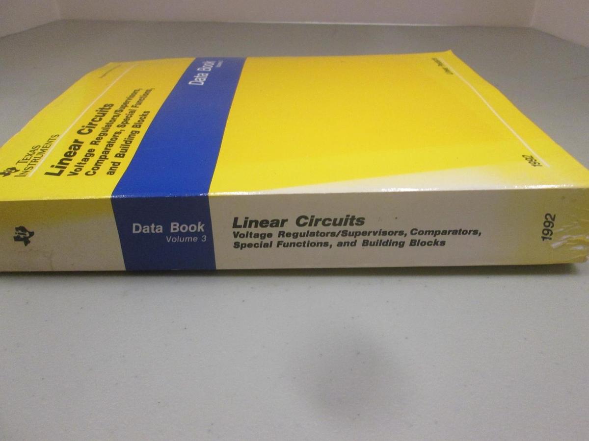 Used Texas Instruments, Linear Circuits, Data Book Volume 3, Used