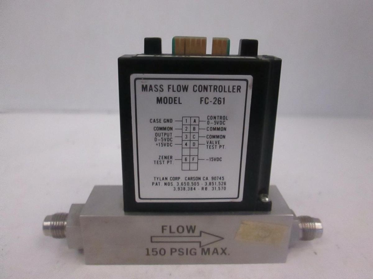 Used Tylan FC-260, Mass Flow Controller MFC, 10% H2 90%N2, 20 SLPM, Used