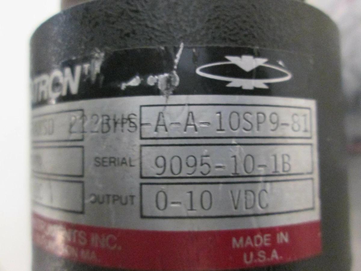 Used MKS, Baratron 10 Torr Pressure Transducer, 222BHS-A-A-10SP9-81, Used