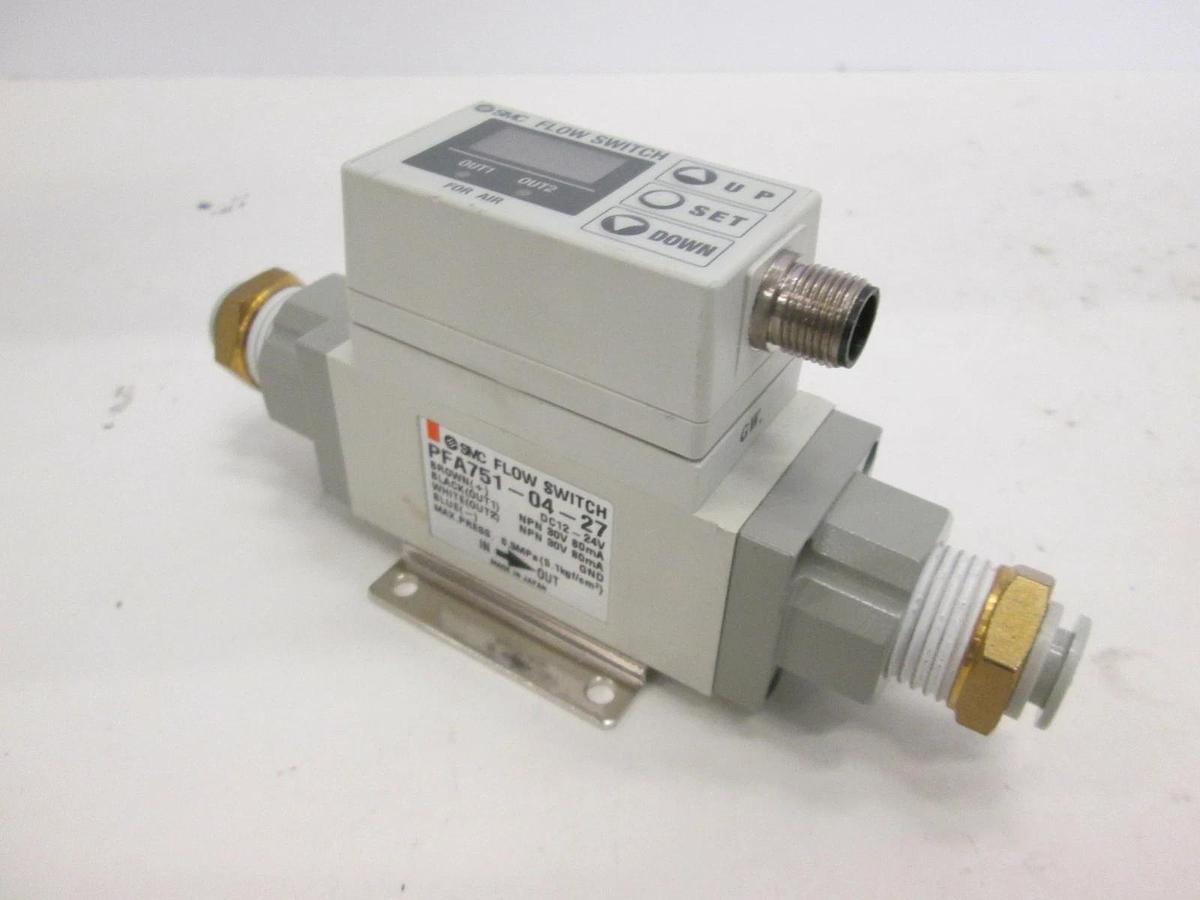 Used SMC, PFA751-04-27, Digital Flow Switch, Used