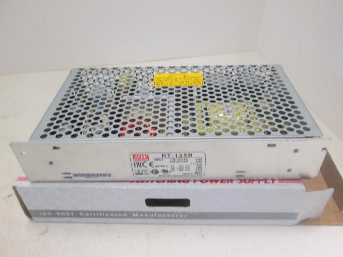Meanwell, RT-125B, Triple Output Power Supply, 100-120 VAC, New