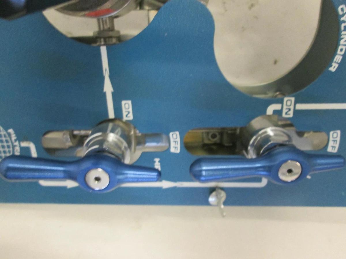Used Semi-Gas High Purity Gas Panel, previously used for He, No Pigtail, Used