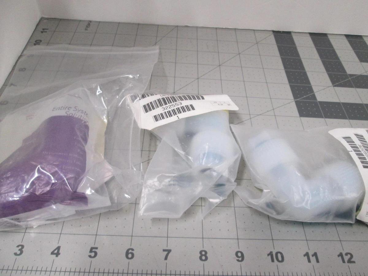Entegris, UEGN-1, Union Elbow Quickgrip, PFA, 3/4" OD Tube, New, Lot of 3