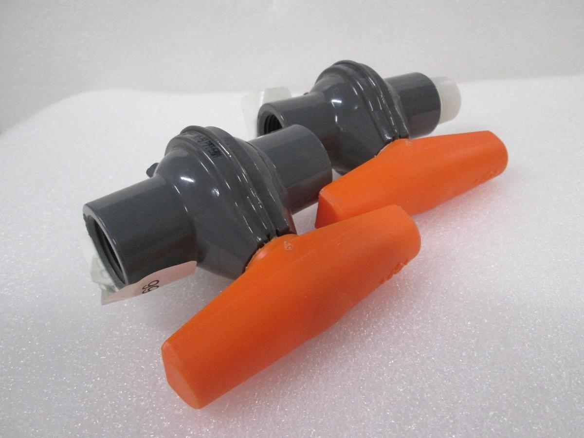 GF Piping Systems, DN15 PVC-U, 145 PSI, New, Lot of 2