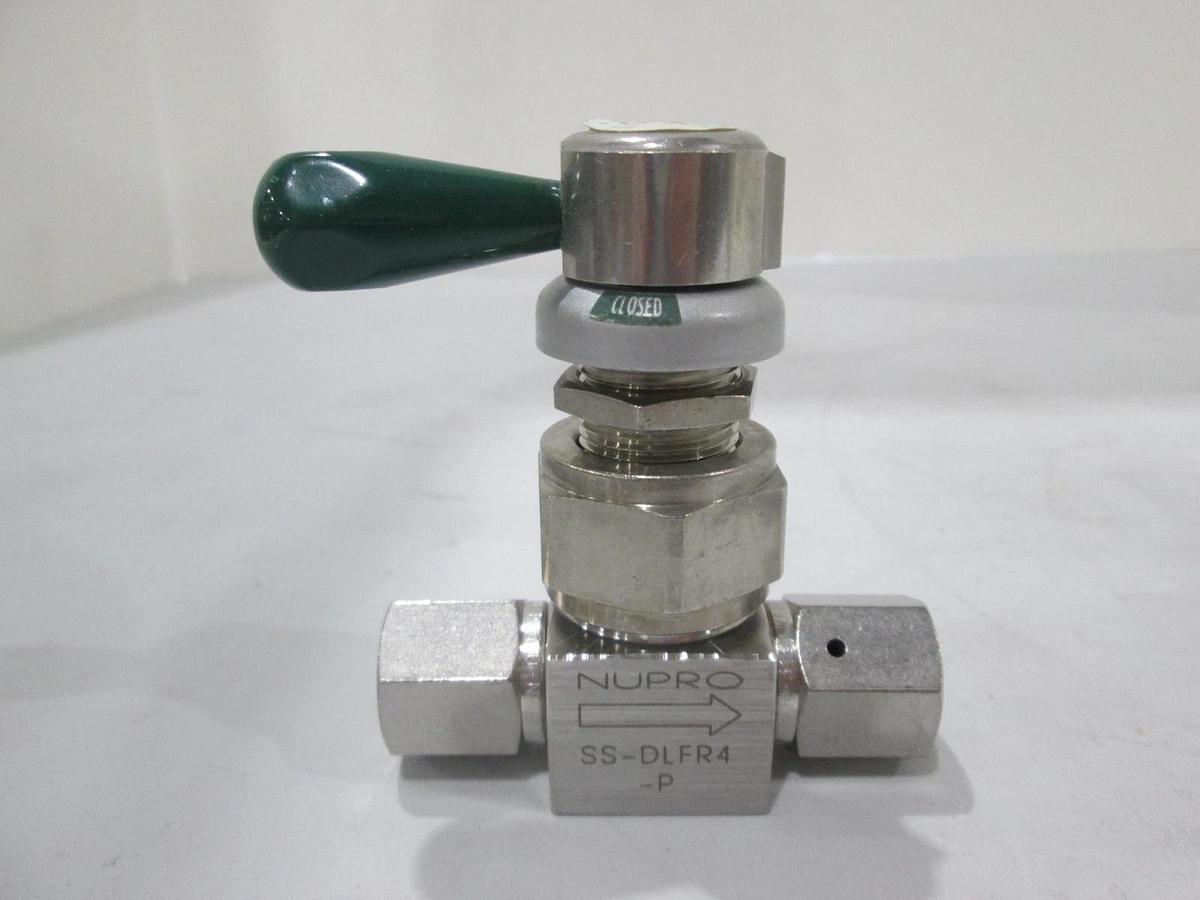 Used Nupro, SS-DLFR4-P, Manual Diaphragm Valve, Used