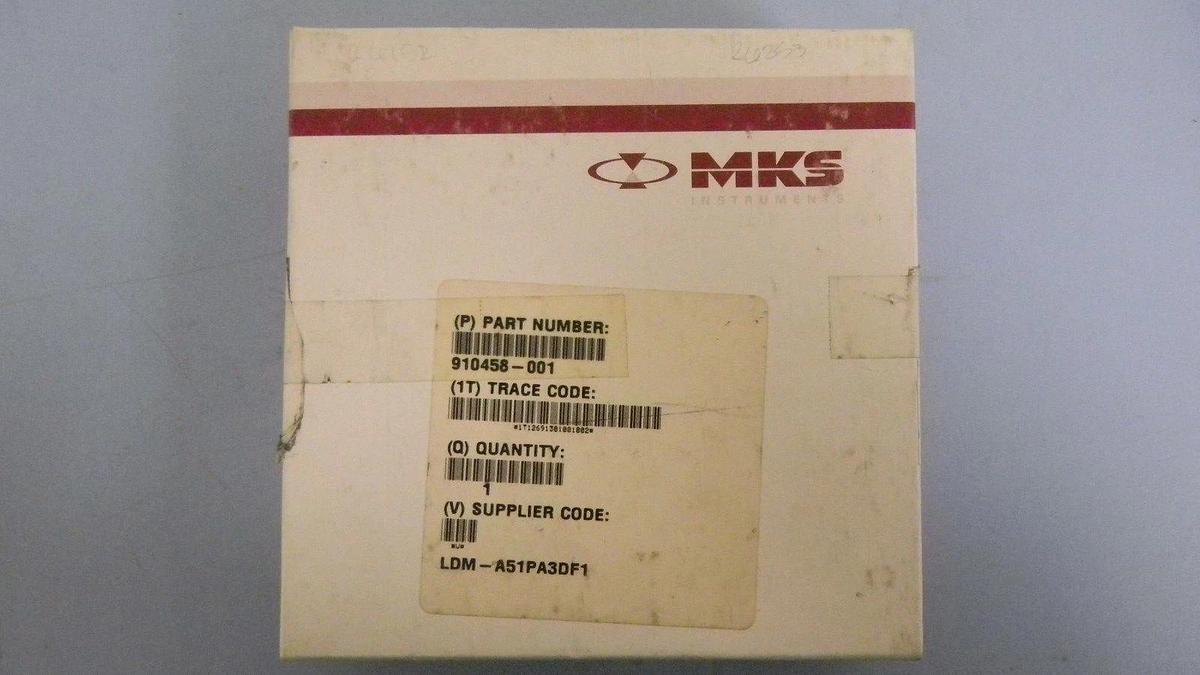 Used MKS LDM-A51PA3DF1 Local Display Module, Type: LDM- Red Display, 50PSI, NIB