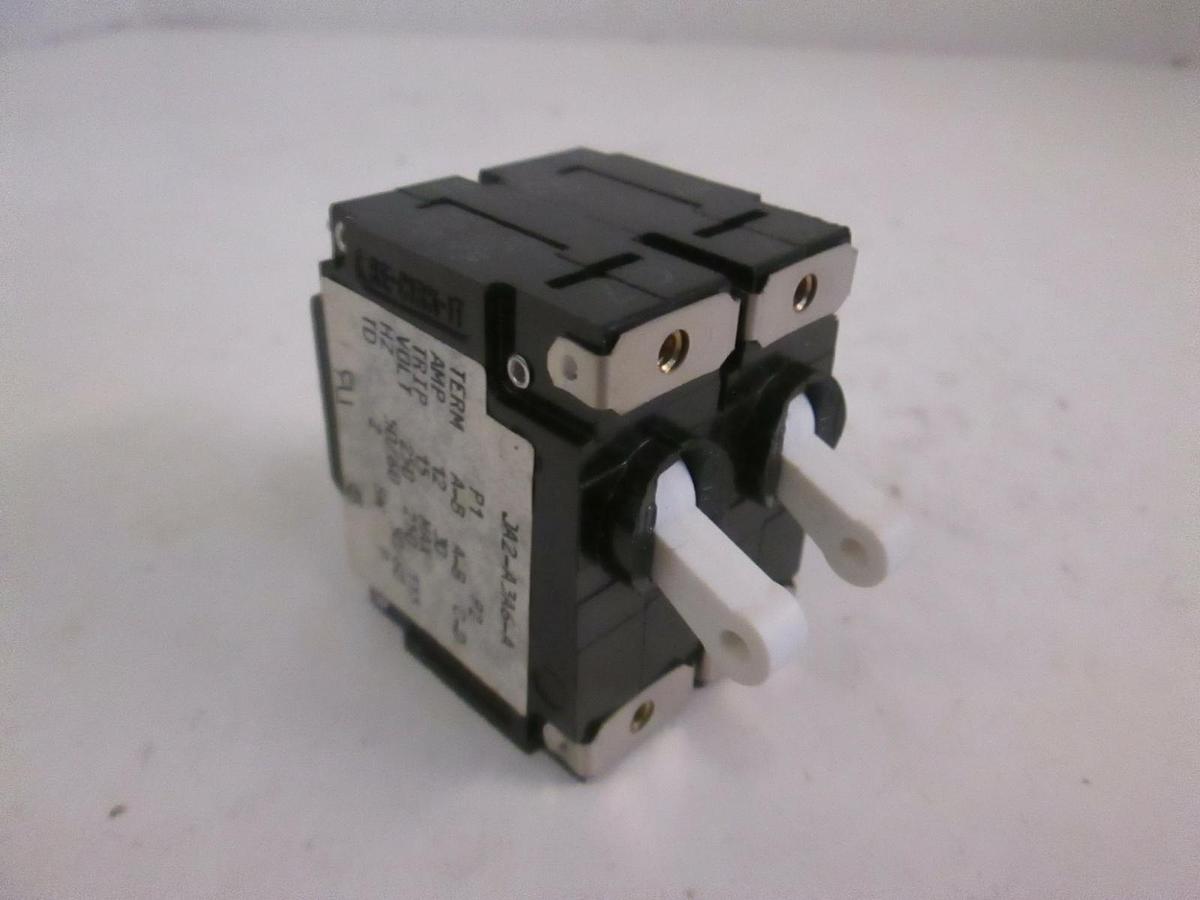 Used Heinemann JA2-A3A6-A, 2 Pole Circuit Breaker Switch- Used