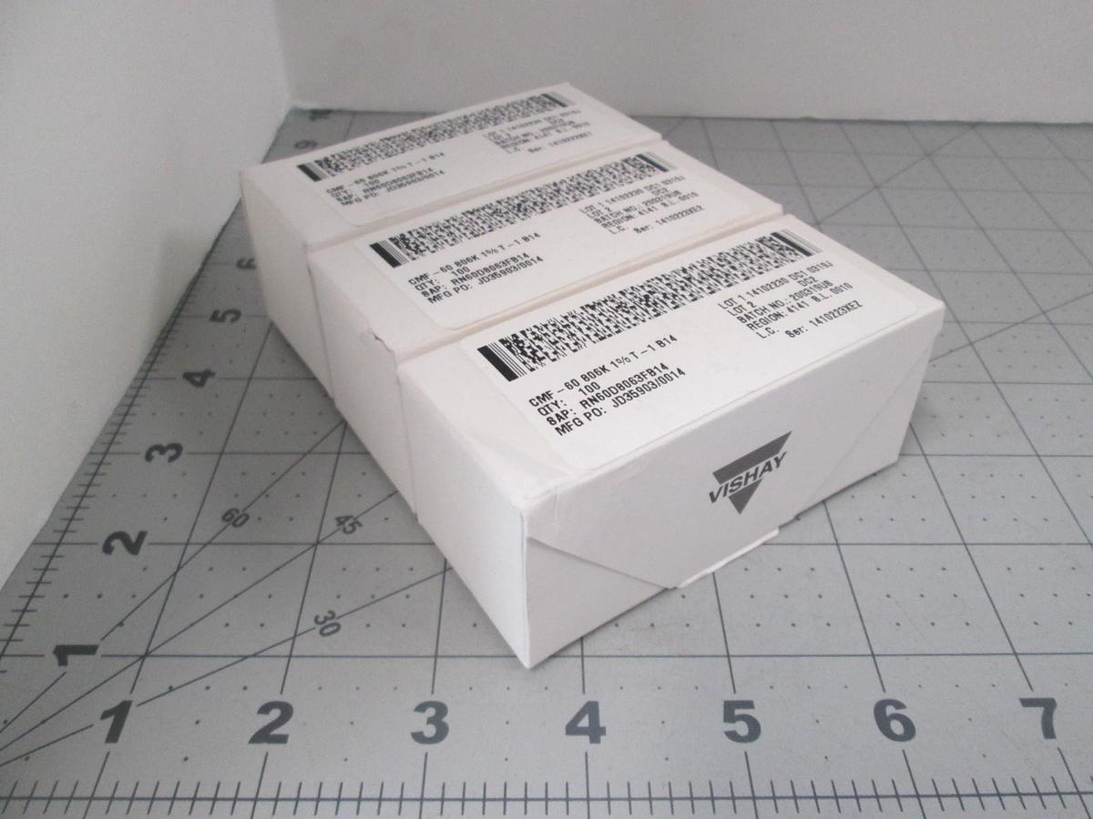 Vishay, CMF-60 806K 1% T-1 B14, Resistors, New, Lot of 300