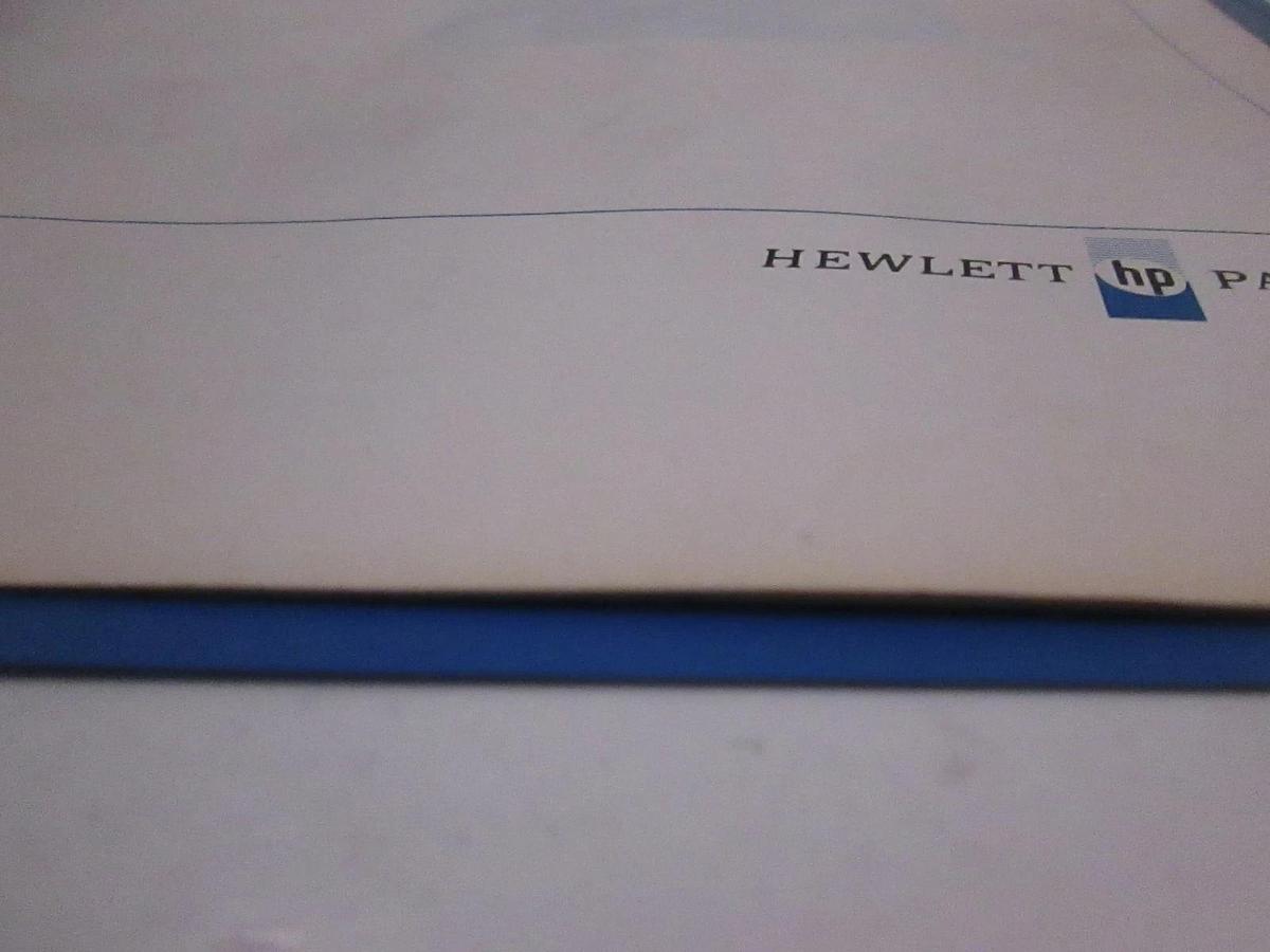 Used HP 281A and 281B Adapter Operating Note, Used