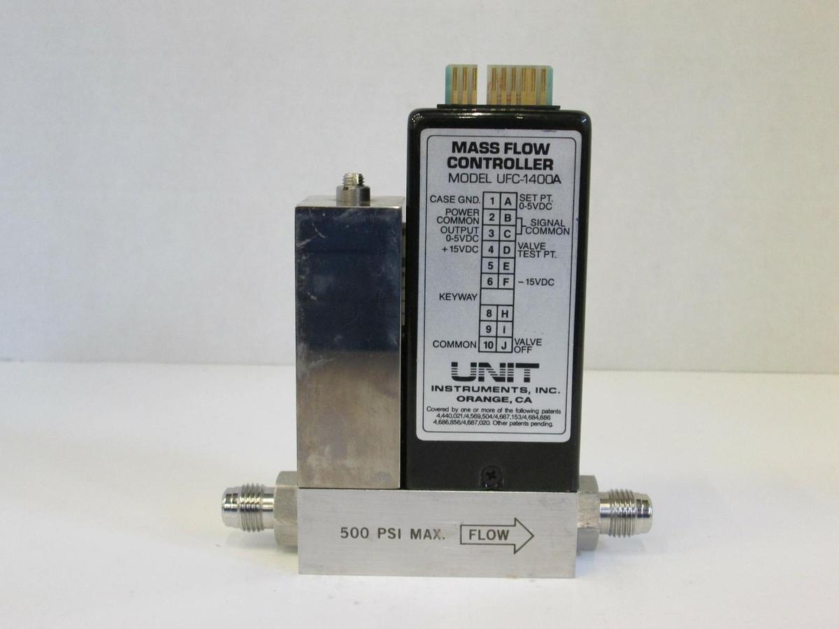 Used Unit UFC-1400A Mass Flow Controller, O2, 400 SCCM
