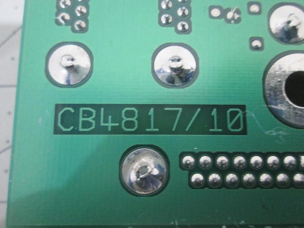 Used CB4817/10, Backplane DEP PCB Assy, Used