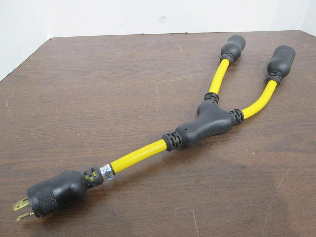 Used Electricord, BX-3062, 2 Way Adapter Cord Set, Used